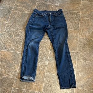 Levi's Dark Blue Straight Leg Jeans